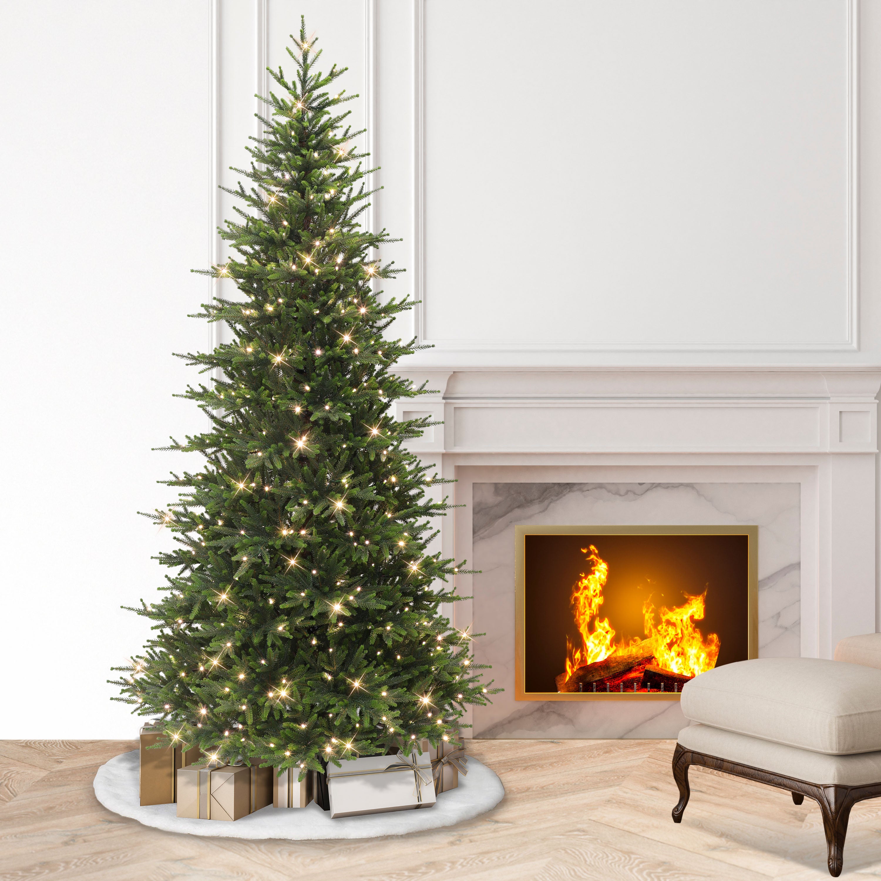 7.5ft. Pre-Lit Slim Tree
